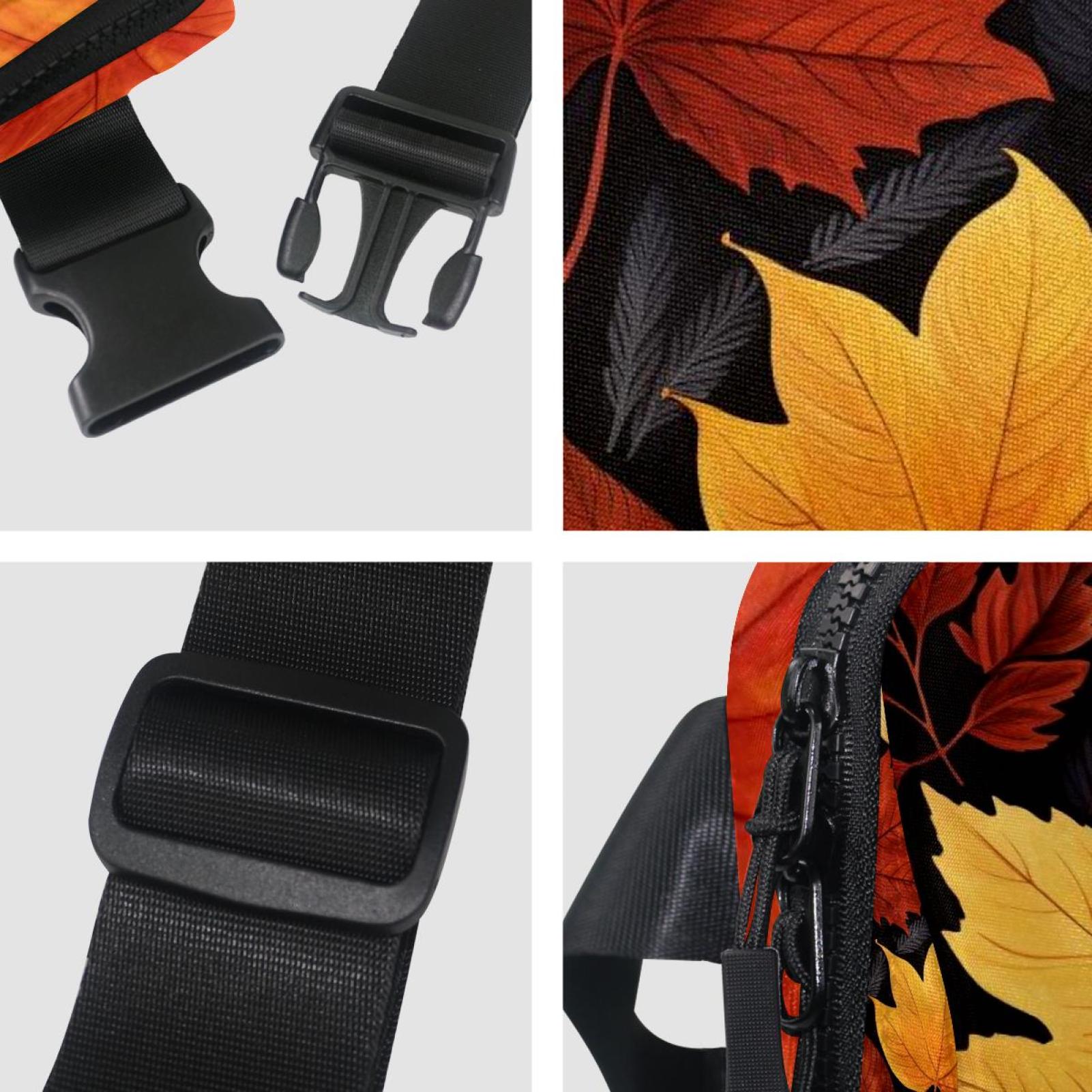 Thanksgiving leaves Waist Pack Running Belt Fanny Packs Lightweight Adjustable with Extension Strap Unisex