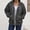 Gray, variant on IUYRTFE Women's Full Zip Hoodie Jacket with Drawstring and Pockets Long Sleeve Casual Sporty Outerwear