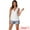 White, variant on DARING DIVA Sleeveless Wrap Ruched Button Decor Tank Tops XS White