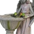 thumbnail image 2 of Escultura artesanal de resina decorativa solar coleccionables estatuas solares figuritas para festivales dormitorio sala de estar porche patio BLESIY Estatua de ángel, 2 of 2
