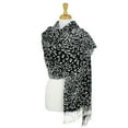 thumbnail image 3 of Animal Print Fringed Shoulder Pashmina Wrap Scarf, 3 of 3