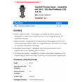 thumbnail image 2 of Camshaft Position Sensor - Compatible with 2014 - 2024 Ram ProMaster 2500 3.6L V6 - Dorman, 2 of 2