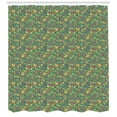 thumbnail image 3 of Ambesonne Acorn Shower Curtain, Vintage Foliage Elements, 69"Wx84"L, Multicolor, 3 of 3