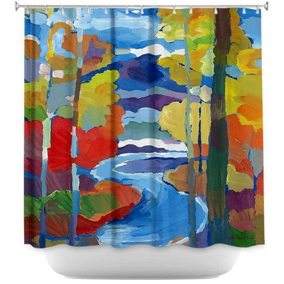 Shower Curtains 70" x 73" from DiaNoche Designs by Hooshang Khorasani - Route to Respite