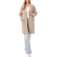 thumbnail image 2 of INSPIRE CHIC Long Cardigan Sweater for Women's Open Front Long Sleeve Casual Knit Cardigans Duster with Pockets S Brown, 2 of 6