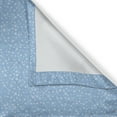 thumbnail image 4 of Ambesonne Winter Window Valance, Snowflakes Falling, 54" X 12", Blue White, 4 of 5