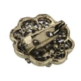 thumbnail image 4 of Broche vintage de flores y diamantes de imitación con cristales para bodas y graduaciones., 4 of 6