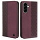 thumbnail image 2 of Funda tipo cartera Oduio para Samsung Galaxy A56 5G 2025 de 6,7 pulgadas, funda de piel sintética con tapa para tarjetas, funda de teléfono tipo folio con soporte magnético resistente, color rojo vino, 2 of 7