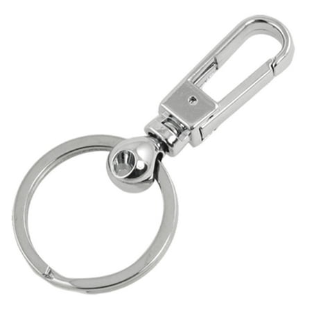 swivel split key ring keychain lobster clasp joint metal walmart