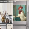 thumbnail image 3 of Rooster Book Dishwasher Magnet Cover Reuseable Refrigerator Magnet Cover Decal Kitchen Fridge Microwave Stickers Hoilday Party Decor 23 x 26 inch, 3 of 5