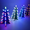 thumbnail image 4 of DIY Star Effect 3D Colorful L-ED Kit de árbol de Navidad decorativo yeacher  Kit de árbol de Navidad de bricolaje, 4 of 7