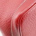 thumbnail image 6 of Pre-Owned Hermes HERMES Garden PM Tote Bag Negonda 2012 Red □P Snap Button Party... (Good), 6 of 14