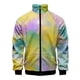 thumbnail image 3 of Nueva chaqueta con cuello alto y cremallera con estampado digital 3D de teñido anudado para hombre y mujer, chaquetas de manga larga, ropa de calle cómoda, abrigos económicos para hombre, 3 of 5