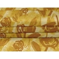 thumbnail image 4 of oneOone Velvet Yellow Fabric Florals Craft Projects Decor Fabric Printed By The Yard 58 Inch Wide-K1K, 4 of 4