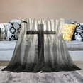 thumbnail image 2 of JEUXUS Gothic Art Flannel Blanket for All Seasons 40x50in, 2 of 6