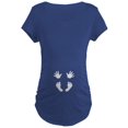 thumbnail image 1 of CafePress - Baby Hands And Feet Maternity 5 - Maternity Dark T-Shirt, 1 of 1