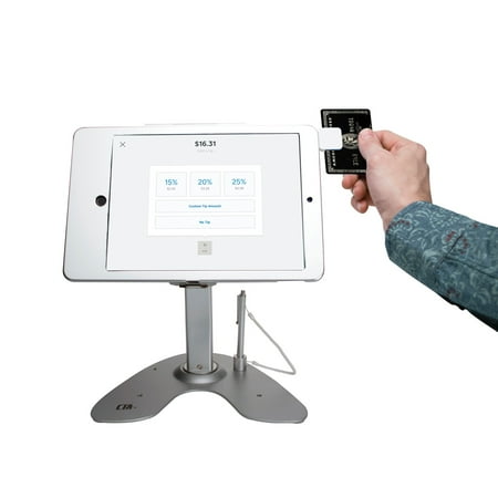 CTA Digital - Dual Security Kiosk Stand with Locking Case and Cable for iPad 10.2-Inch 7th Generation