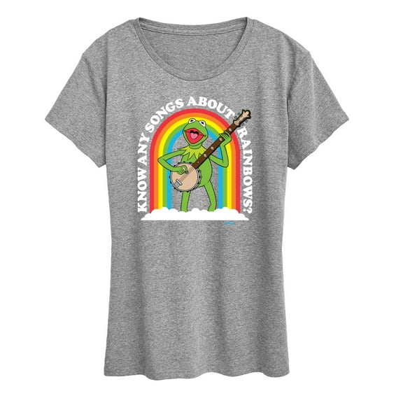 Muppets - Know Any Songs About Rainbows - Ladies Short Sleeve Classic Fit Tee