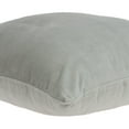 thumbnail image 4 of Nassau Collection Handcrafted Solid Square Throw Pillow - 20" - Gray, 4 of 5