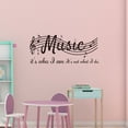 thumbnail image 4 of Music Note Wall Sticker PVC Wallpaper Hand-painted Declas Stickers Children Bedroom Classroom School Background, 4 of 7