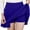 Blue, variant on MIXUE Skirts For Women Summer Solid Color Elastic High Waist Fashion Casual A Line Mini Tennis Skirt Holiday Wear,Yellow,XXXL