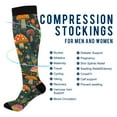 thumbnail image 2 of FORMRS Womens Knee High Socks Casual Long Thick Travel Daily Wear, 1 Pair, Orange Mushroom, 2 of 6