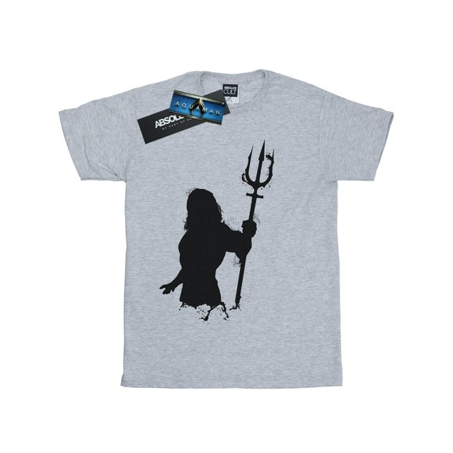 DC Comics Garçon Aquaman Mono Silhouette T-Shirt