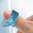 thumbnail image 2 of 4 Pieces Thumb Finger Guitar Pick Celluloid Mediator Thumbpick for Acoustic Electric Guitarra Thickn, 2 of 5