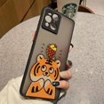 thumbnail image 3 of Funda de teléfono mate para OPPO Realme 10 9 9I 8 8I 7 7I 6 5 FIND X3 X4 PRO 4G 5G Funda Coque Capa Shell lindo pequeño tigre, 3 of 5