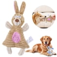 thumbnail image 2 of LGCASL Dog Plush Toys Clearance! Dog Plush Toy Squeaky Interactive Puppy Dog Toy with Crinkle Paper Chew Toy for Small and Medium Dogs with Cute Shape, Yellow, 2 of 9