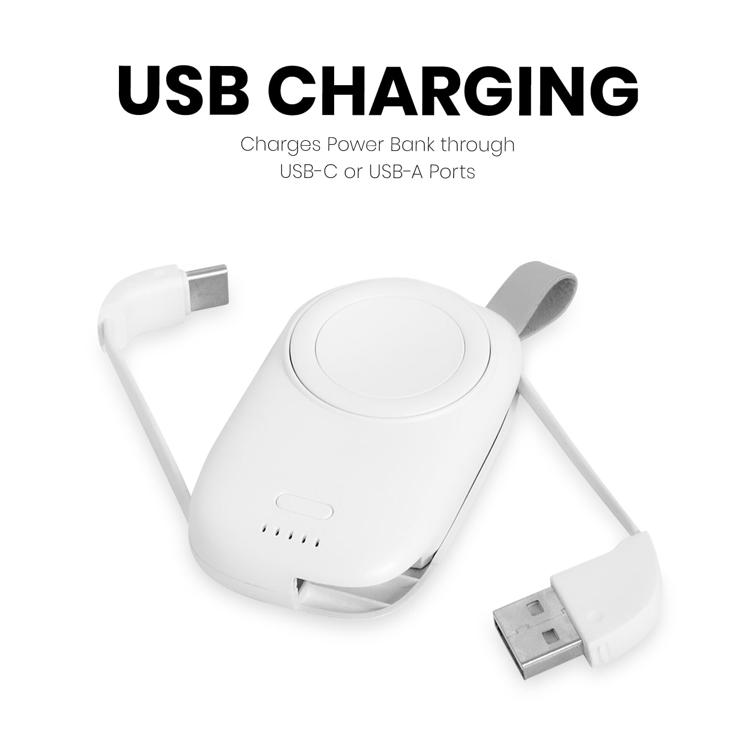 Helix Portable Watch Charger With Built-In Power Bank, Apple Watch Charger, Smart Watch Charger