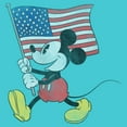 thumbnail image 2 of Girl's Mickey & Friends Retro American Flag March Graphic T-Shirt, 2 of 4