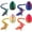 Red/Blue/Green, variant on Cocobaby 3D Printed Articulated Crystal Dragon Egg PLA Flexible Joints Mystery Dragon