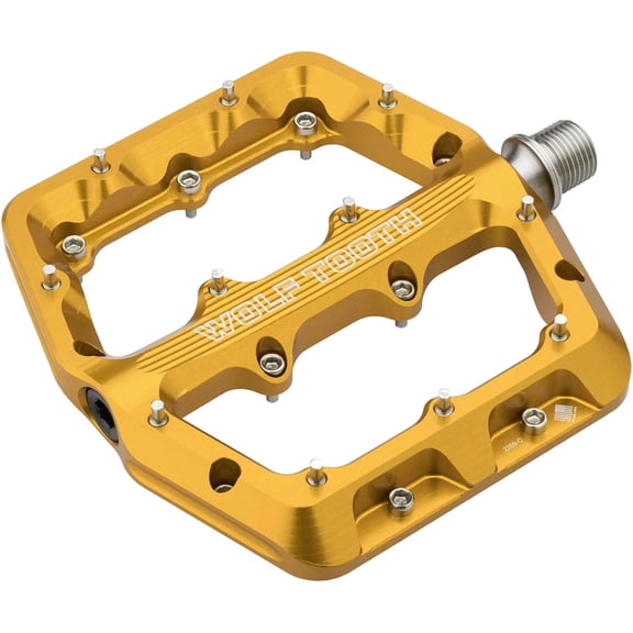Wolf Tooth Components Waveform Platform Pedal, Large, Gold