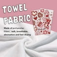 thumbnail image 4 of Valentines Day Dessert Kitchen Dish Towels Set of 2, Red Pink Love Heart Cupcake Donut Drying Hand Towel Baking Cooking Cloth, Anniversary Wedding Bathroom Home Decoration 18'''' x 26'''', 4 of 6