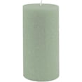 thumbnail image 1 of Root Candles Unscented Pillar Candles Beeswax Enhanced Textured Timberline™ Pillar Candle, 3 x 6-Inch, Sage Green, 1 of 6