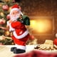 thumbnail image 5 of Electric Santa Cus Muñeca Canto Dancing Sacudida Cabeza Adorno Funny toy children kids Shower Cumpleaños Navidad Decoración de regalo perfecl Muñeca eléctrica de Santa Claus, 5 of 8