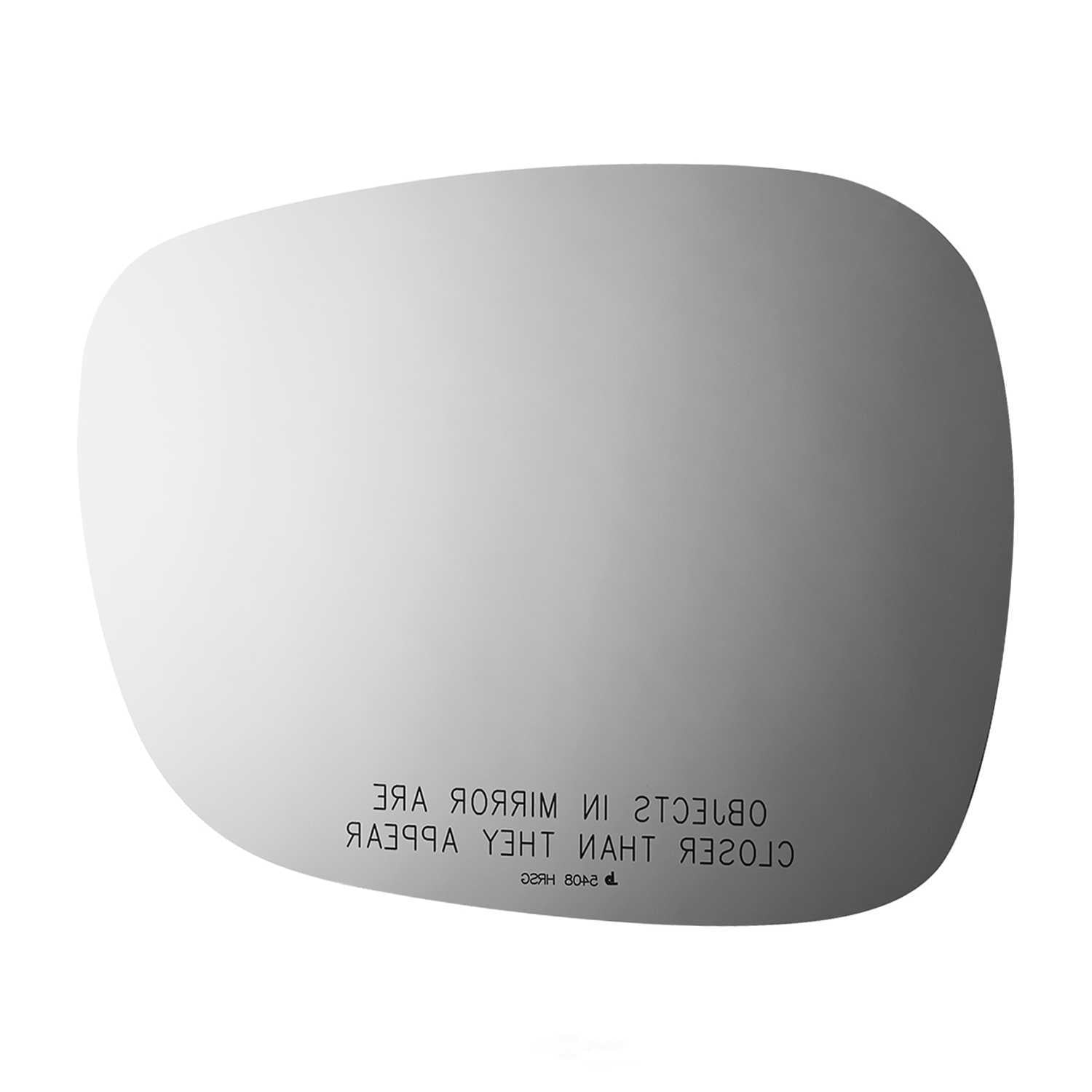 Burco Side View Mirror Replacement Glass with Motor Mount Plate - Clear Glass - 5408HRSG