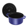thumbnail image 3 of STAUB La Cocotte Cocotte Ronde en Fonte de 8,4 L, Bleu Foncé, 3 of 6