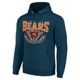 thumbnail image 2 of Men's Starter Navy Chicago Bears -80s Inspired Pullover Hoodie, 2 of 3