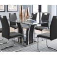 thumbnail image 3 of Topline Home Furnishings Table de salle à manger en verre 7pc, 3 of 9