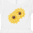 thumbnail image 4 of Inktastic Yellow Sunflowers Girls Toddler Dress, 4 of 5
