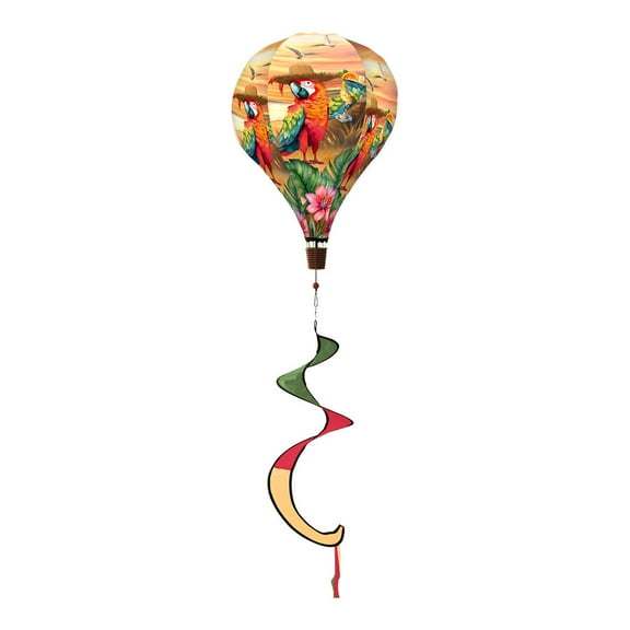 Briarwood Lane Sunset Parrot Hot Air Balloon Spinner