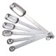 thumbnail image 2 of Juego de 6 Cucharas Medidoras, Medidoras Acero Inoxidable, Manejar , Cuchara Metal, 2 of 5