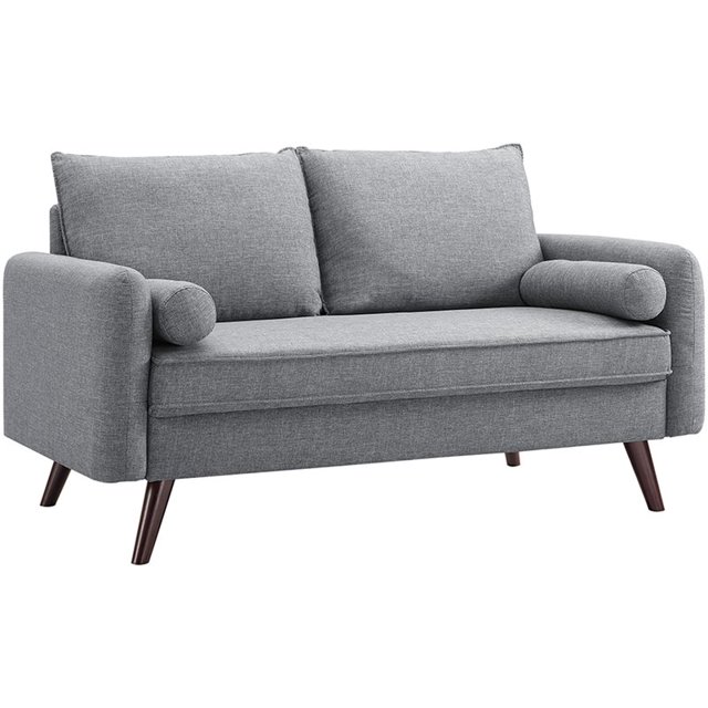 LifeStyle Solutions Causeuse Cambridge en Tissu Gris