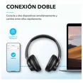 thumbnail image 3 of Auriculares Híbridos Bluetooth Inalámbricos Soundcore Q20i con Cancelación Activa de Ruido Color Negro, 3 of 7