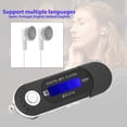 thumbnail image 2 of Reproductor MP3 Sorandy Mini portátil USB 2.0 con radio FM negro, 2 of 9