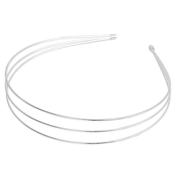 Metal 2/3 Layer Headbands Row Wire Headband for Womens Wedding Hair Elastic Metal Hairband for Girls