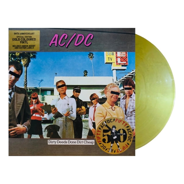 Ac/dc Dirty Deeds Done Dirt Cheap 50th Anniversary Lp Vinyl