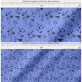 thumbnail image 2 of Soimoi Blue Cotton Voile Fabric Leaves & Flower Print Fabric by Yard 42 Inch Wide, 2 of 7